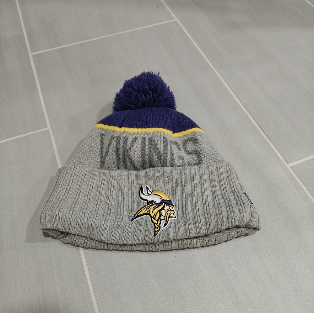 New era Minnesota vikings NFL fleece beanie